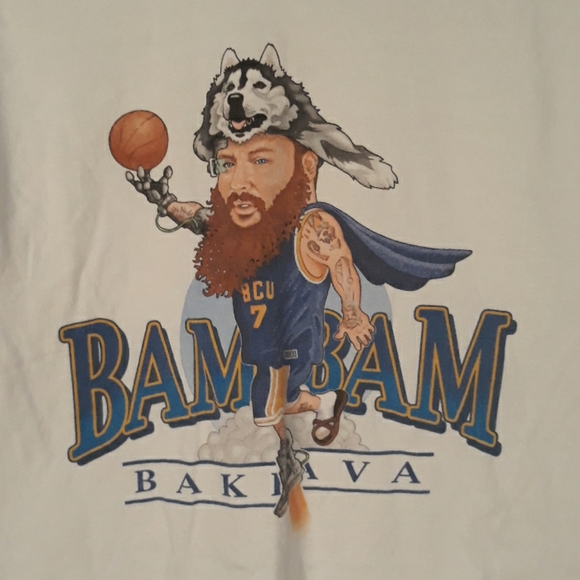 Big Star Other - ACTION BRONSON x Starter Small White T Shirt